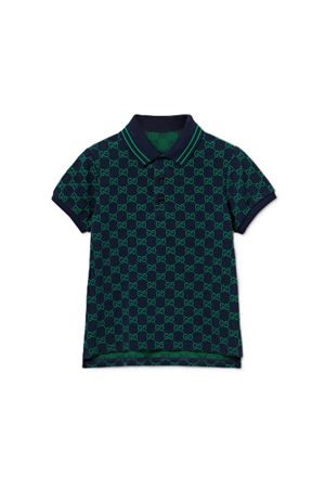 Polo bambino in cotone GG GUCCI KIDS | 825157XJHBA4085